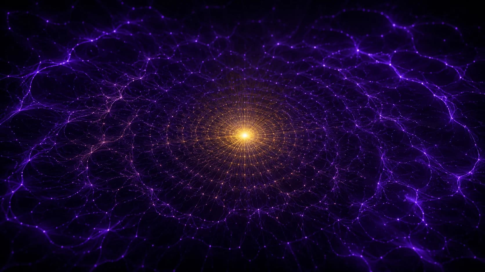 Un réseau qui se déploie depuis un point de lumière unique